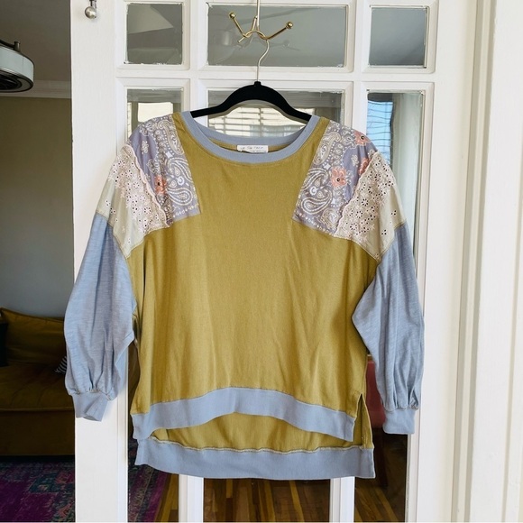 Free People Boho Long Sleeve Feelin It Tee - Picture 4 of 9